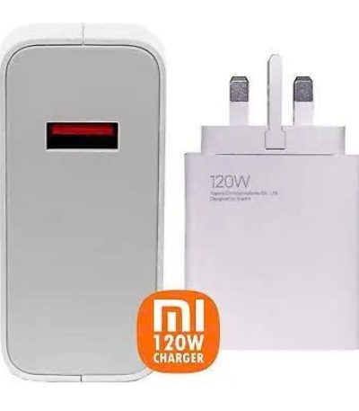 Không hộp- Củ Sạc Nhanh 120W chính hãng Xiaomi MDY-13-EF , chân sạc 3 chấu
