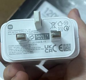 Không hộp- Củ Sạc Nhanh 67W chính hãng Xiaomi MDY-12-EG , chân sạc 3 chấu - Ảnh 2