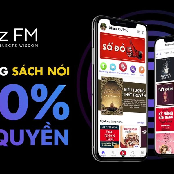 sách nói, âm thanh, tri thức, học online, thư giãn