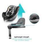 {Order giao 30/11} Ghế Ô Tô Apramo Metro Hub Xoay 360° (0-4 Tuổi): i-Size & ISOFIX - Ảnh 9