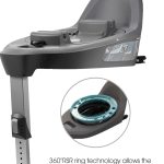 {Order giao 30/11} Ghế Ô Tô Apramo Metro Hub Xoay 360° (0-4 Tuổi): i-Size & ISOFIX - Ảnh 6