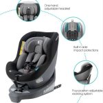 {Order giao 30/11} Ghế Ô Tô Apramo Metro Hub Xoay 360° (0-4 Tuổi): i-Size & ISOFIX - Ảnh 5