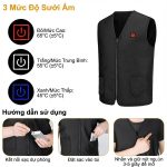 Áo Giữ Nhiệt Sưởi Ấm USB 5 Vùng (Unisex): Giải Pháp Chống Rét Kỷ Nguyên Mới | Junjin Store - Ảnh 6