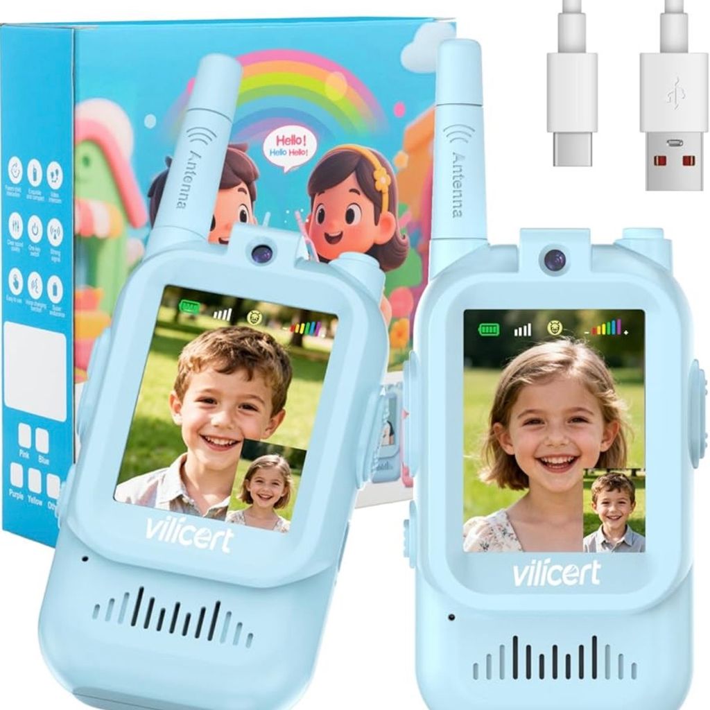 2 chiếc Bộ đàm Video Call trẻ em YUSSBCU – Video Walkie Talkie ( hàng Amazon ) - ảnh 2