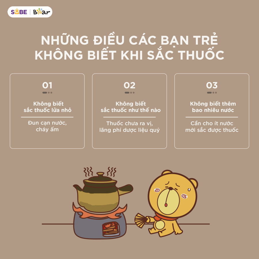 Ấm sắc thuốc Bear HTM - 4H40X - ảnh 4