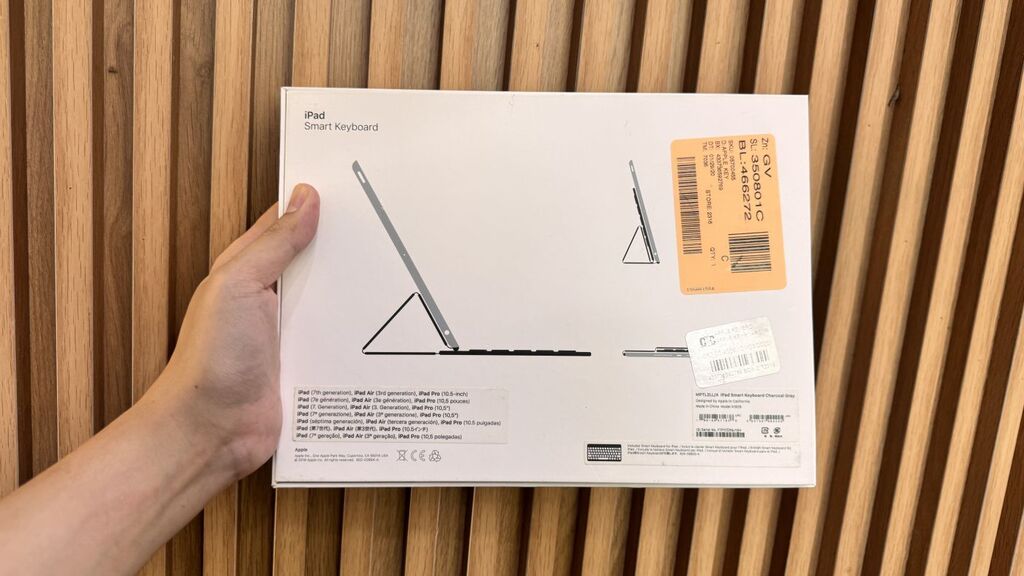 Bàn phím Apple SMART KEYBOARD MPTL2 cho iPad PRO - 10.5inch / iPad Air 3 / iPad 7 ( hàng tồn kho ) - ảnh 3
