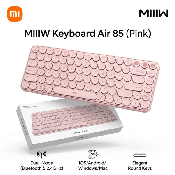 Bàn phím không dây Bluetooth hãng Xiaomi MIIIW Keyboard Air 85 MWXKT01 - ảnh 1