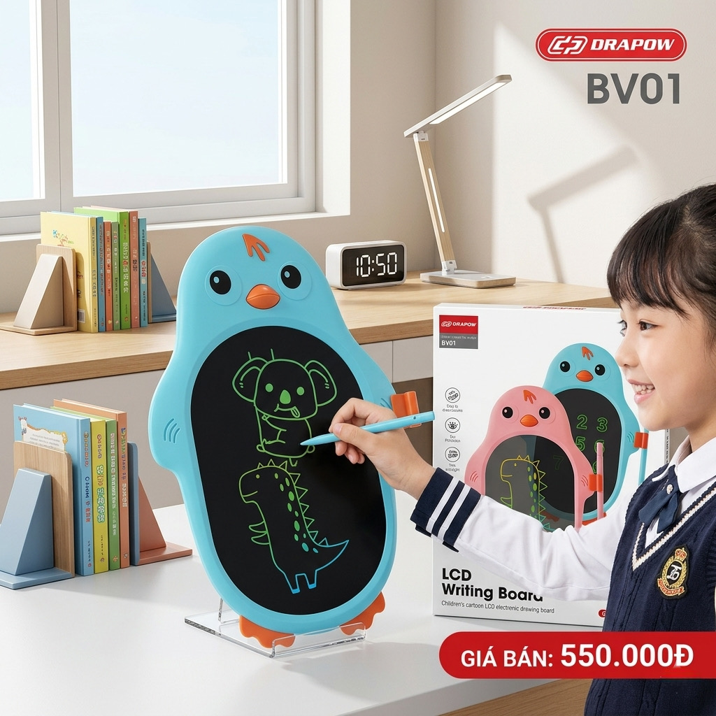 Bảng vẽ tự xoá thông minh DRAPOW BV01 - ảnh 2