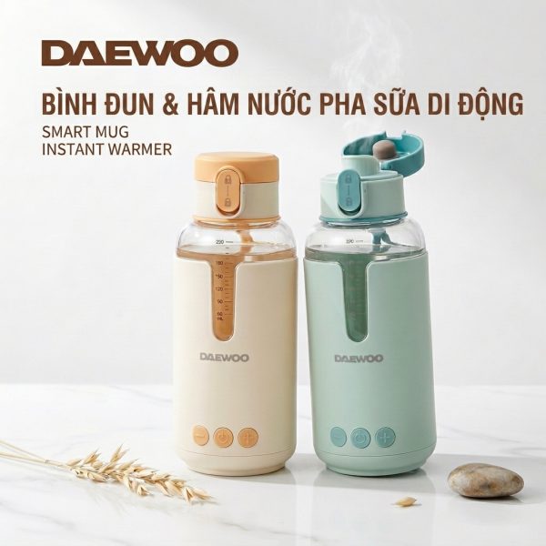 Bình đun & hâm nước pha sữa di động DAEWOO 250ml / DY-TN15 - ảnh 1