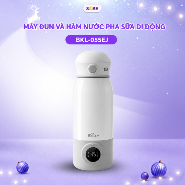 Bình đun và hâm nước pha sữa di động mini 0.5L Bear BKL-055EJ - ảnh 1