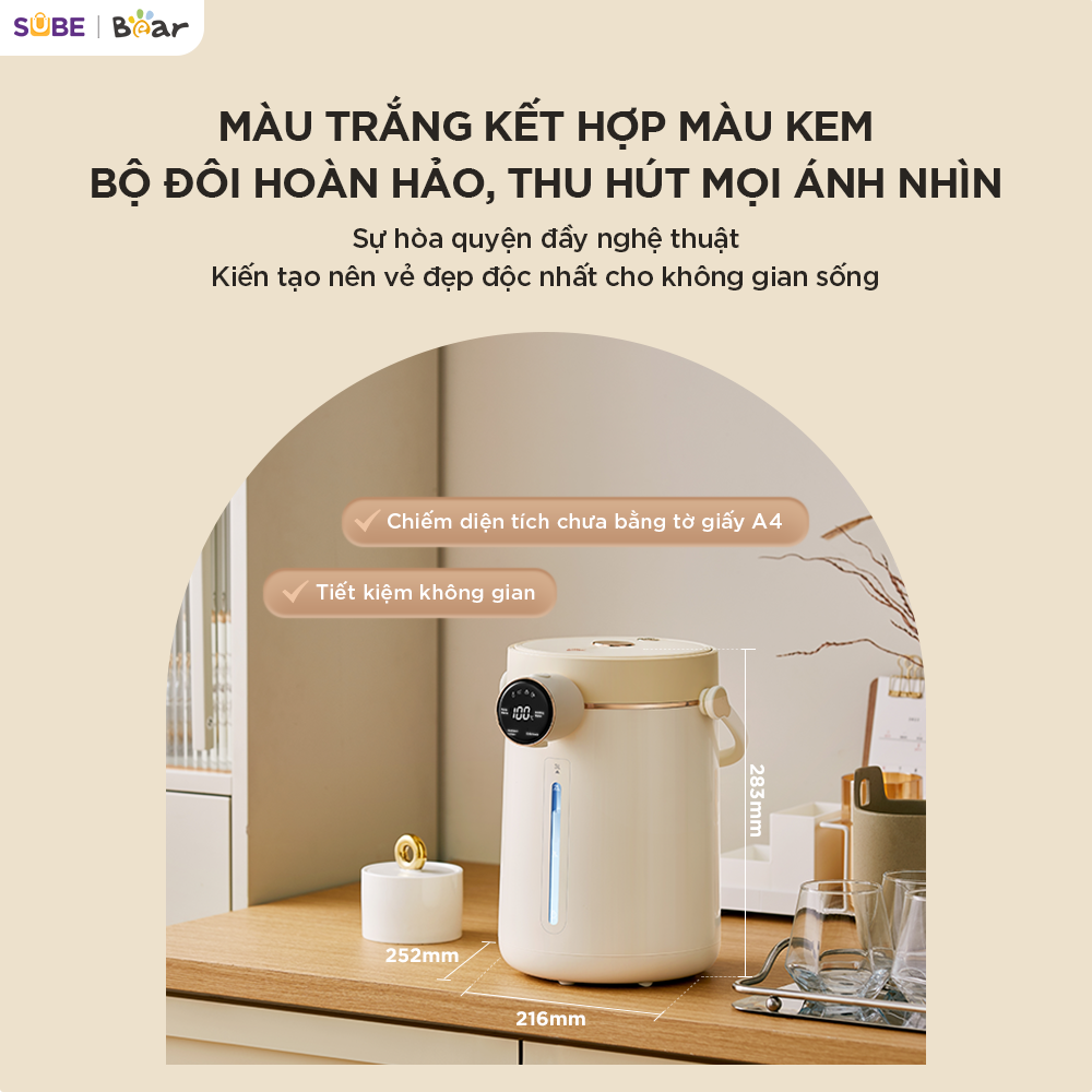 Bình thuỷ điện Bear 3L EWB-5H30C60 - ảnh 3