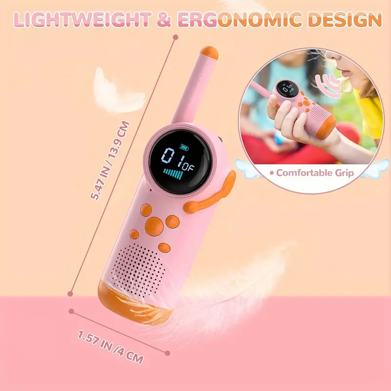 Bộ 2 chiếc Bộ đàm trẻ em – SELVIM Walkie Talkie D22,giữ liên lạc bố mẹ & con ngoài trời - ảnh 5