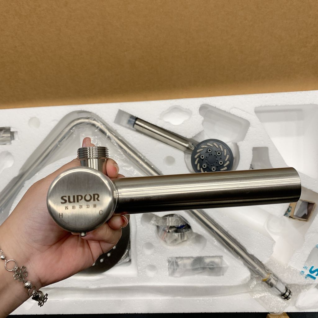 Bộ vòi sen cây tắm nóng lạnh SUPOR 217143-03-LS - ảnh 5