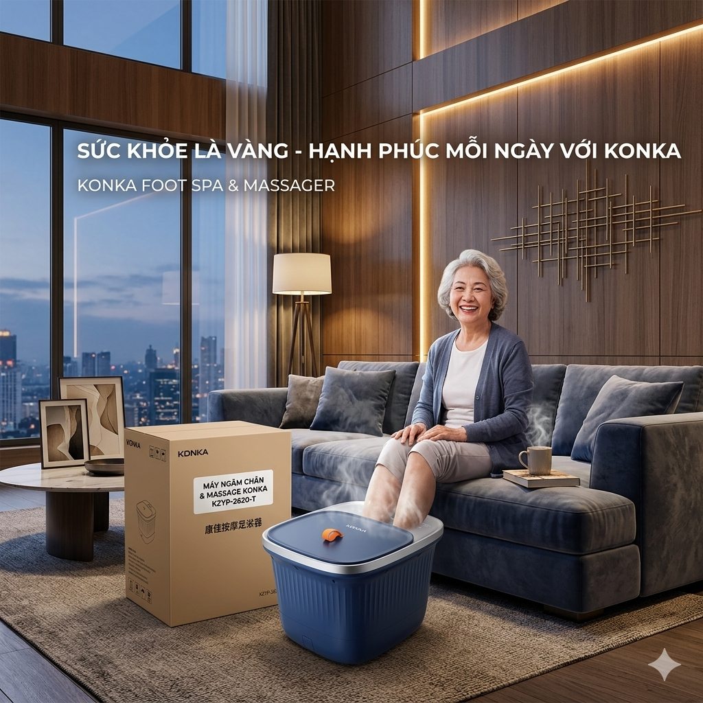 Bồn ngâm chân massage KONKA 2620 - ảnh 2