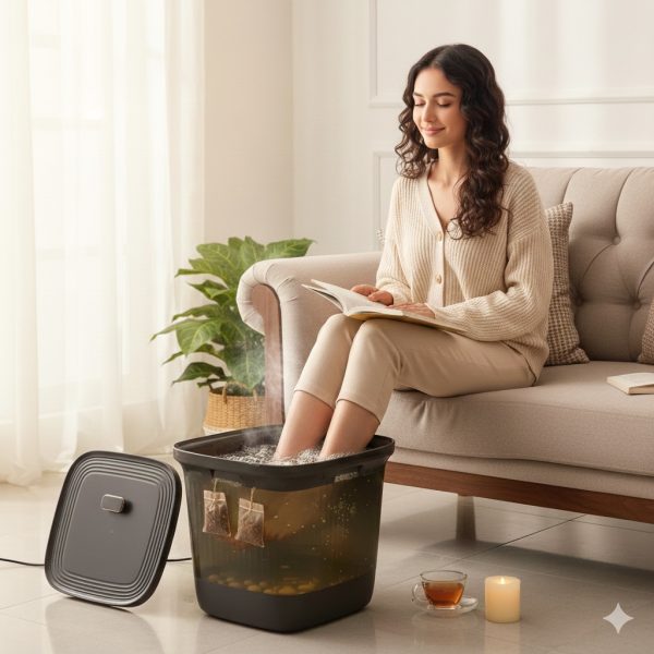 Bồn ngâm chân massage thông minh KS - Z68, có remote - ảnh 1