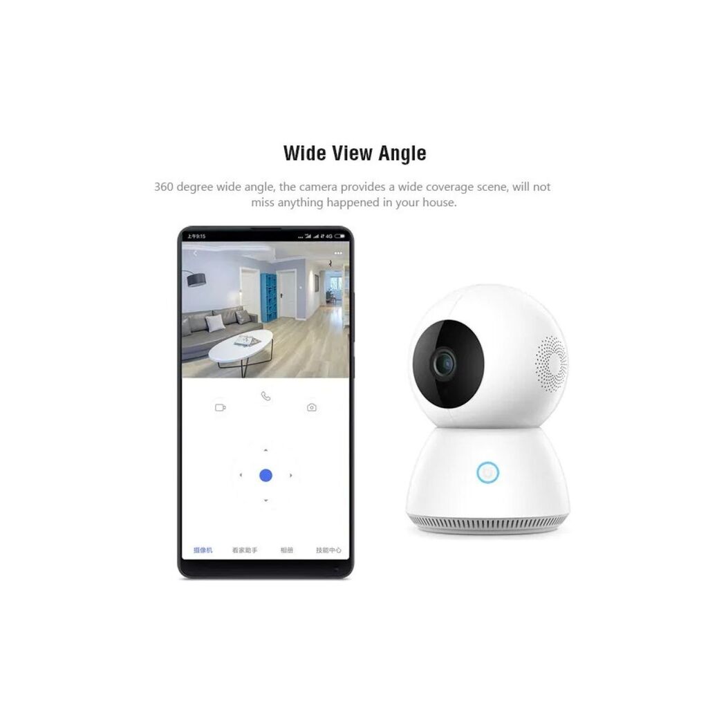 Camera gia đình xoay 360 độ Xiaomi mijia xiaobai degrees Enhanced Version MJSXJ03CM - Bản nội địa - ảnh 2