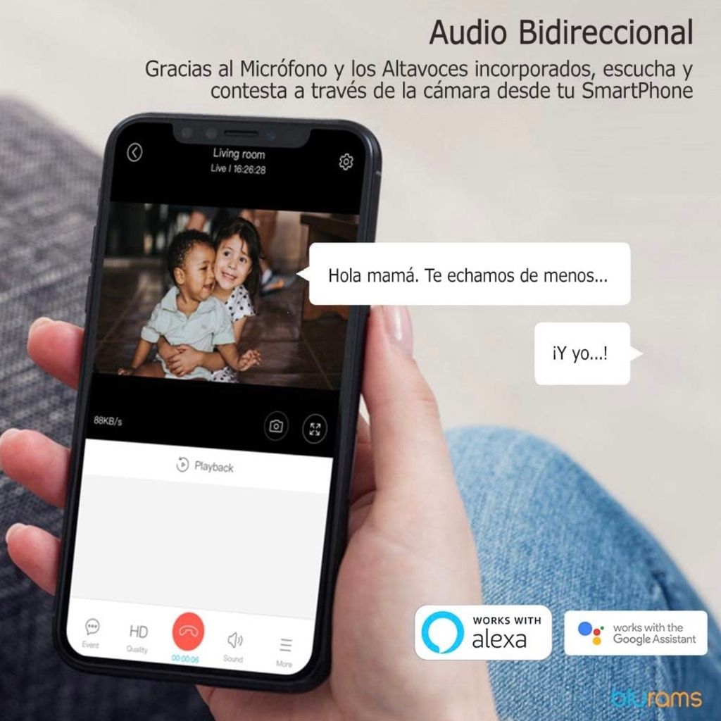 Camera xoay thông minh Blurams S15F, hỗ trợ Google assistant - ảnh 4