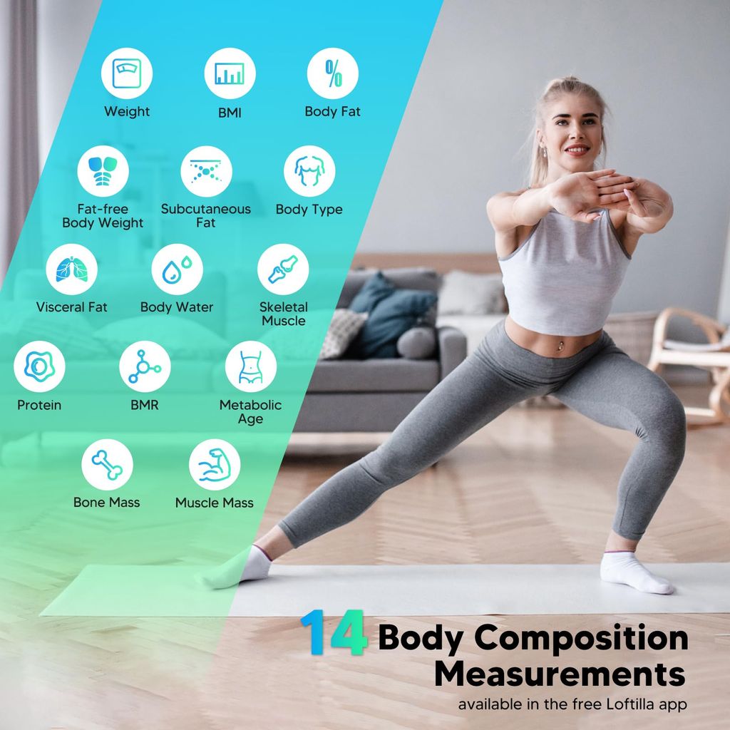 Cân điện tử thông minh LOFTILLA Smart Scale, kết nối APP - CS20M3 - ảnh 5