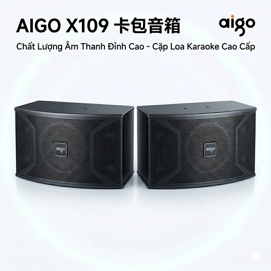 Cặp loa dàn Karaoke AIGO X109 ( 2 chiếc ) - ảnh 5