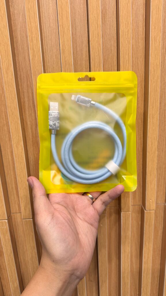 Cáp sạc BVVLEIS dây béo, có đủ Lightning / Type-C, màu ngẫu nhiên. - ảnh 2