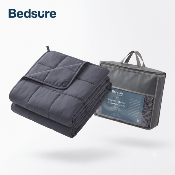 Chăn bông trọng lực hãng BEDSURE - Mỹ 224cm x 264cm + 9.72kg (88x104 + 20ibs) - ảnh 1
