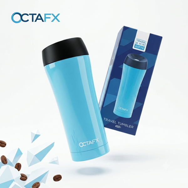 Cốc giữ nhiệt OctaFX 450ml - ảnh 1
