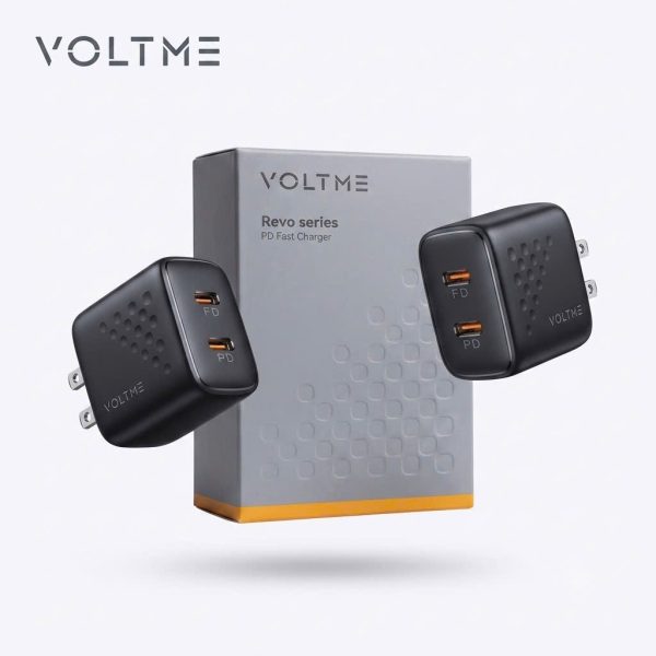 Combo 2 Củ sạc nhanh 20W 2 cổng C hãng VOLTME Revo 20 Duo Lite 20W - V1168 - ảnh 1