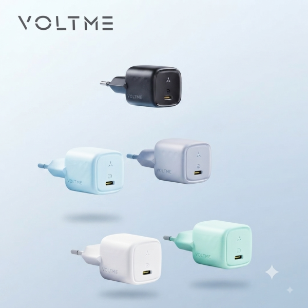 Củ sạc nhanh 30W (chân tròn) hãng VOLTME Revo 30 mini cổng nghệ GaN III PD nhỏ gọn - ảnh 1