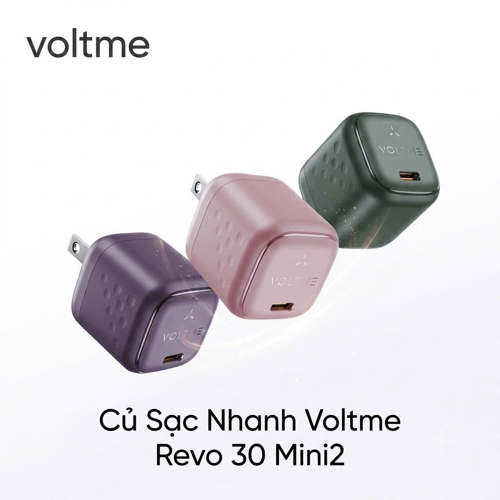 Củ Sạc Nhanh 30W Voltme Revo 30 Mini2, siêu nhỏ - ảnh 1