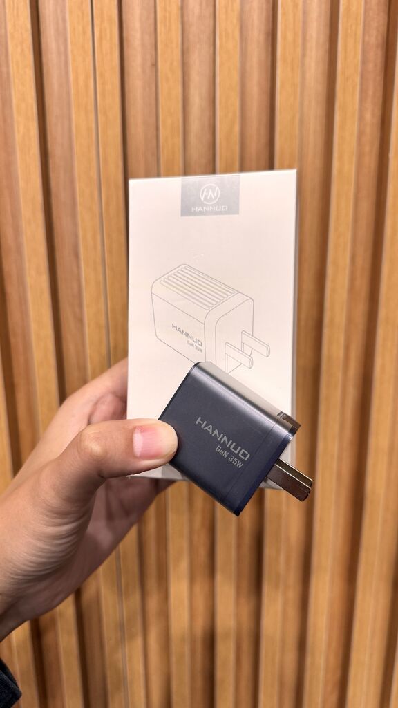 Củ sạc nhanh Hannuci GaN 35W (có PPS, PD ) Sạc nhanh cả iPhone & Samsung. - ko hộp - ảnh 3