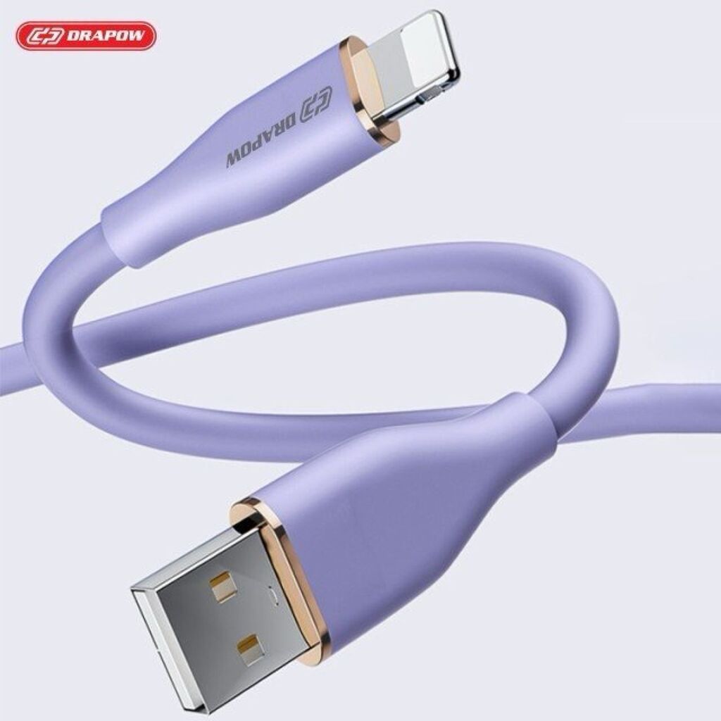 Dây cáp sạc iPhone Drapow CS01 , Chân A to L , chất liệu cao su non - ảnh 1