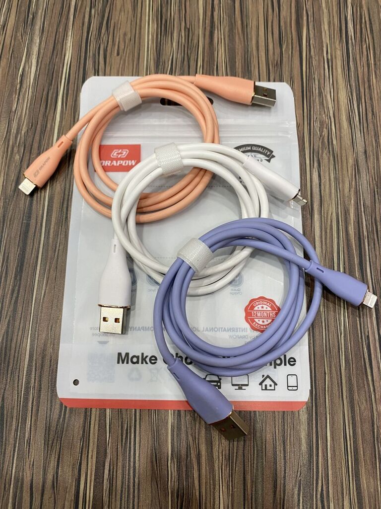 Dây cáp sạc iPhone Drapow CS01 , Chân A to L , chất liệu cao su non - ảnh 4