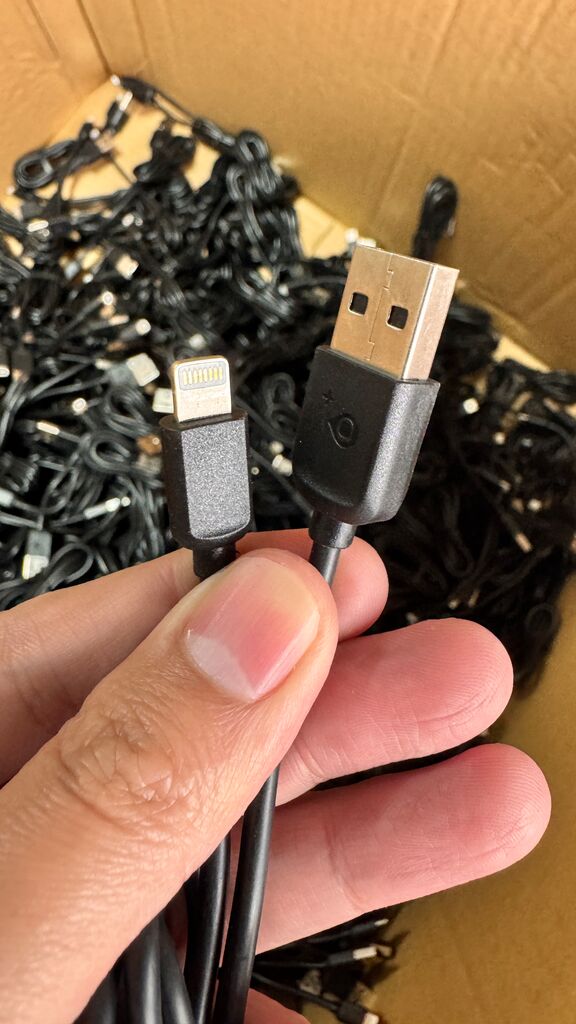 Dây cáp sạc iPhone hãng WOOX - USB to Lightning , ko hộp - ảnh 3