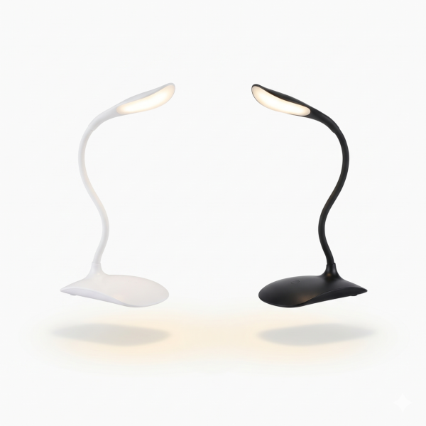 Đèn bàn LED đọc sách GOOSENECK SSL-908-WT , cáp sạc bị ố vàng - ảnh 1