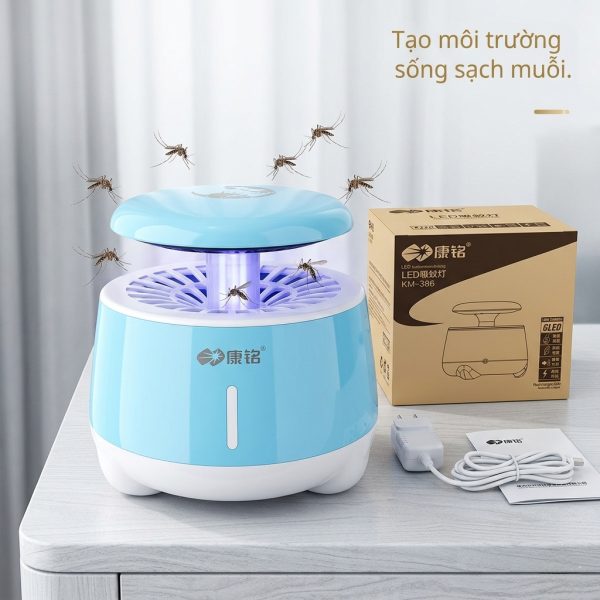 Đèn bắt muỗi KANGMING KM-386, yên tĩnh, không vỉ giật điện - ảnh 1