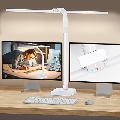 Đèn đọc sách TD01, đèn bàn hai đầu ( Hàng Amazon ) - ảnh 1