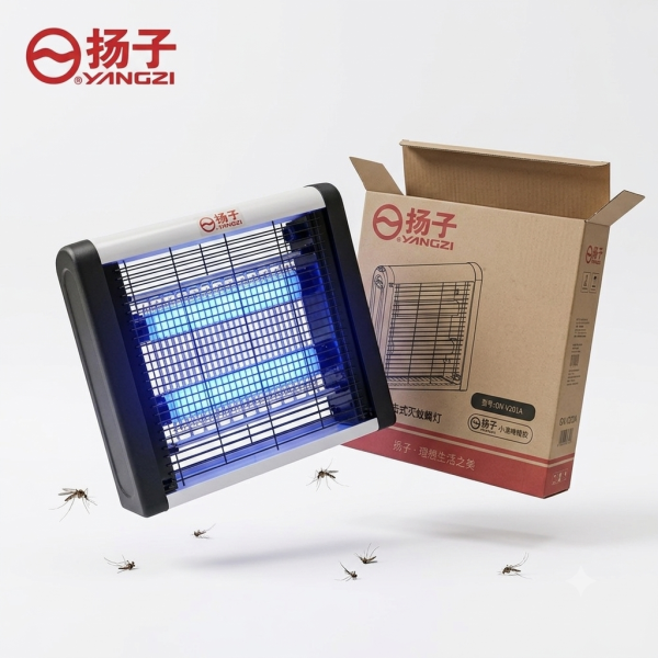 Đèn / máy bắt muỗi điện hãng YANGZI 6W, size 25cm - ảnh 1