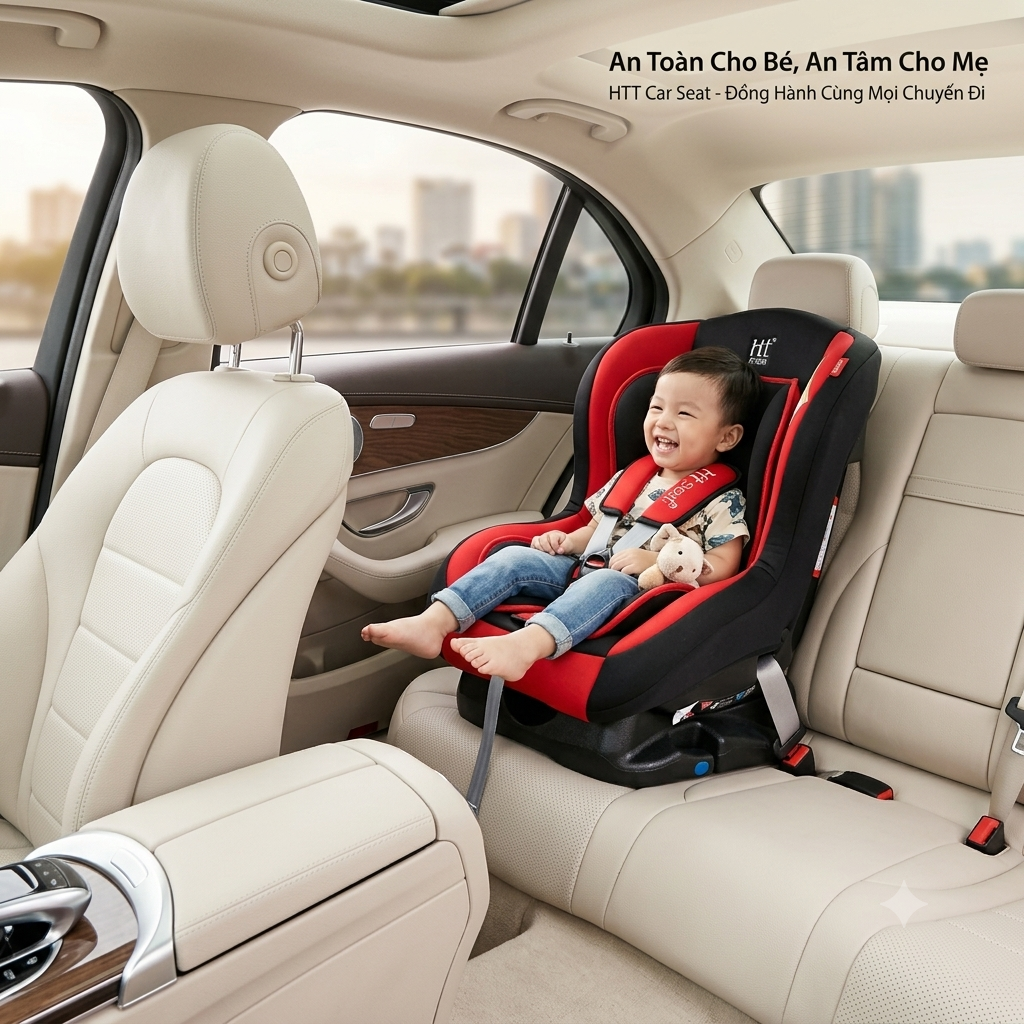 Ghế trẻ em trên ô tô HT / LM211, cho trẻ 0-4 tuổi, ko có ISOFIX - ảnh 2