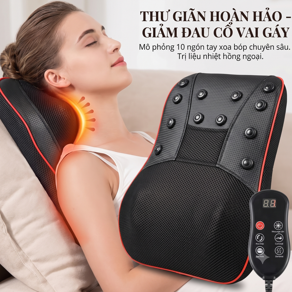 Gối massage đa năng LENOVO - H10 - ảnh 5