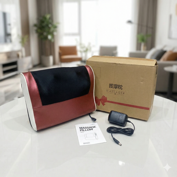 Gối massage đa năng YH - 08, massage cổ vai gáy, nguồn 12v - ảnh 1