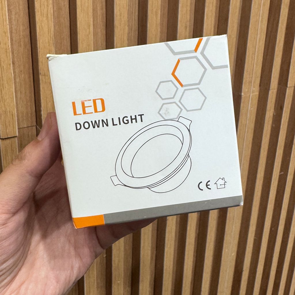 Hộp 2 chiếc Đèn LED Downlight âm trần 7W 3 chế độ (Đèn Mắt Trâu) size 75mm - ảnh 4