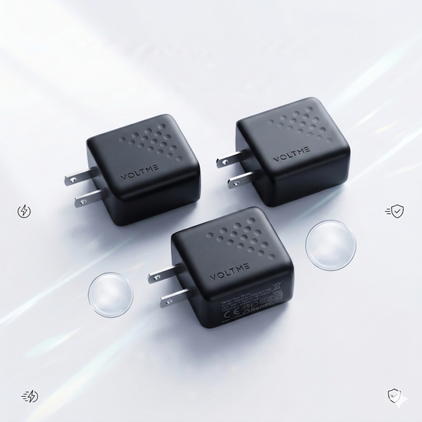 Hộp combo 3 củ sạc nhanh PD 20W hãng VOLTME - V1166 - ảnh 1