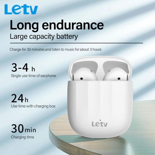 (kiệt pin, tặng kèm pin thay )Tai nghe Bluetooth TWS hãng LeTV L18 , sạc không dây , Bluetooth 5.0 - ảnh 1