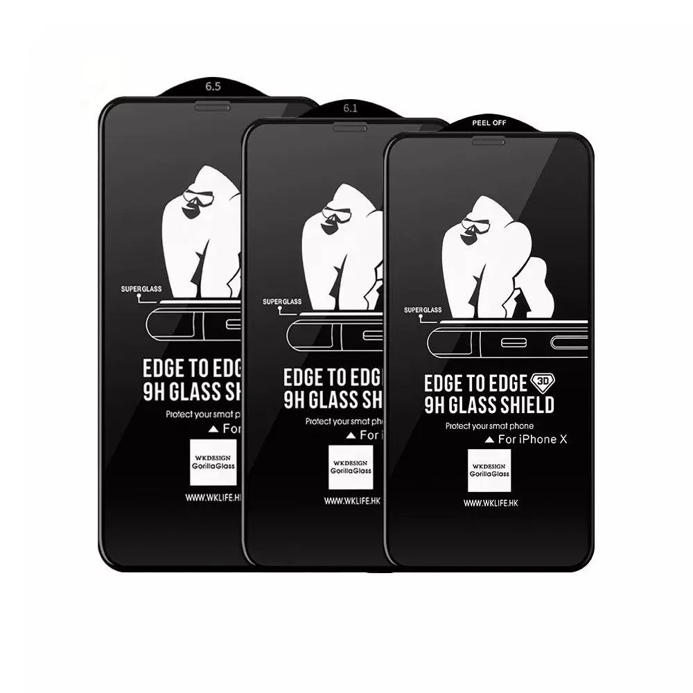 Kính cường lực WK Kingkong full màn iPhone ( ko hộp ) - ảnh 3