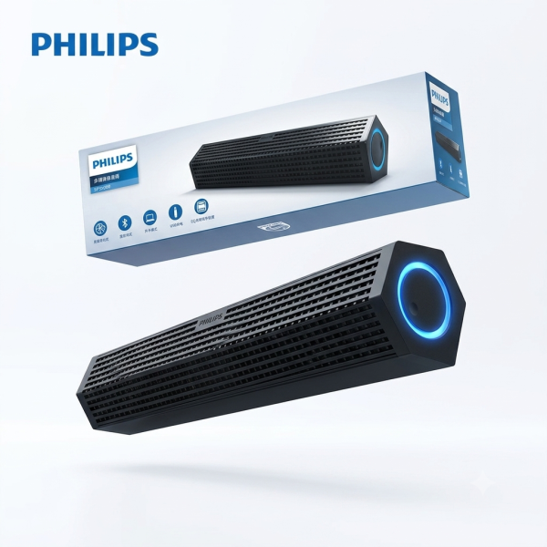 Loa Bluetooth soundbar Philips SPA510P/93 , công suất 12w - ảnh 1