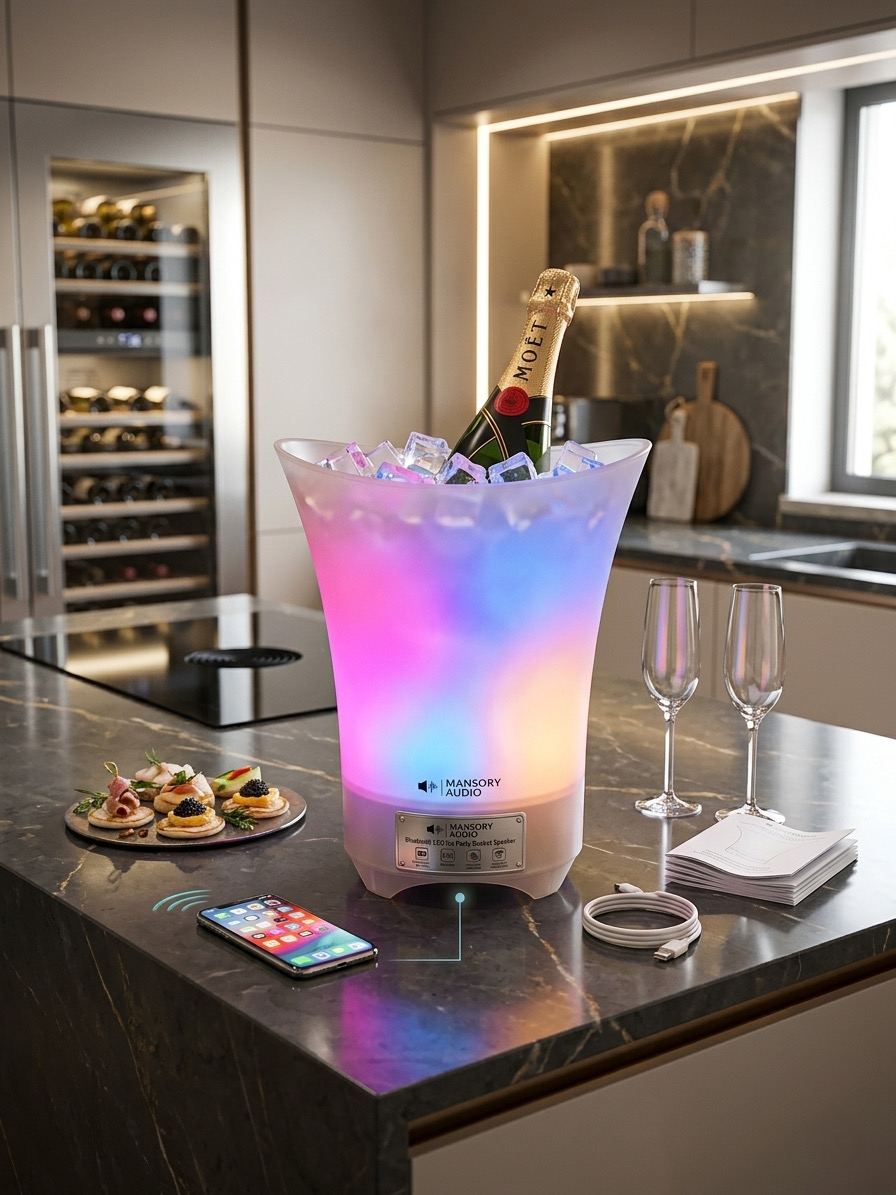 Loa Bluetooth xô đá Mansory Audio Party Bucket - làm xô đựng đá , đựng rượu - ảnh 1