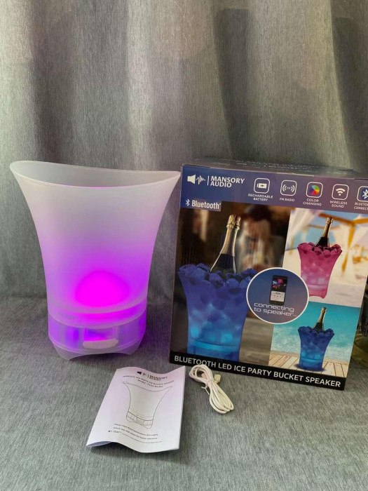Loa Bluetooth xô đá Mansory Audio Party Bucket - làm xô đựng đá , đựng rượu - ảnh 3