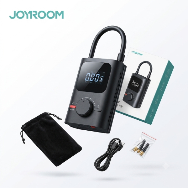 Máy bơm lốp xe hơi JOYROOM CP121 không dây ( sạc Pin ) - ảnh 1