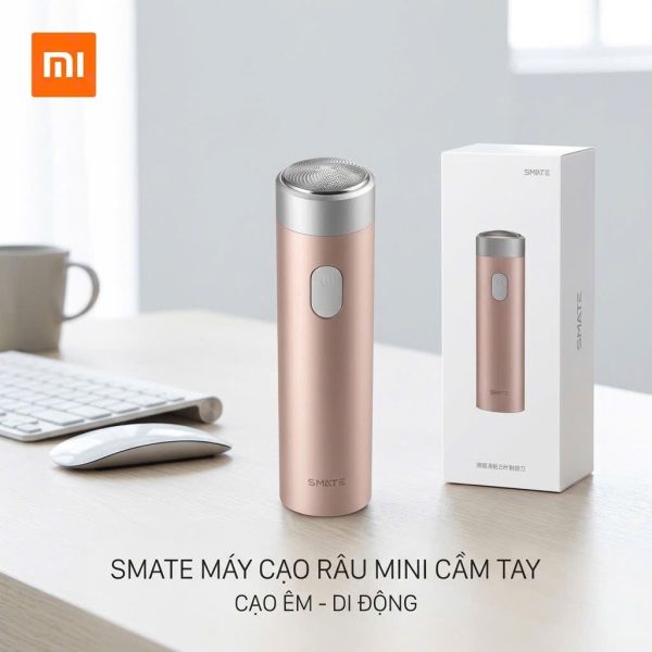 Máy Cạo Râu Xiaomi SMATE - STR03, vỏ nhôm khối, chống nước IPX7 - ảnh 1