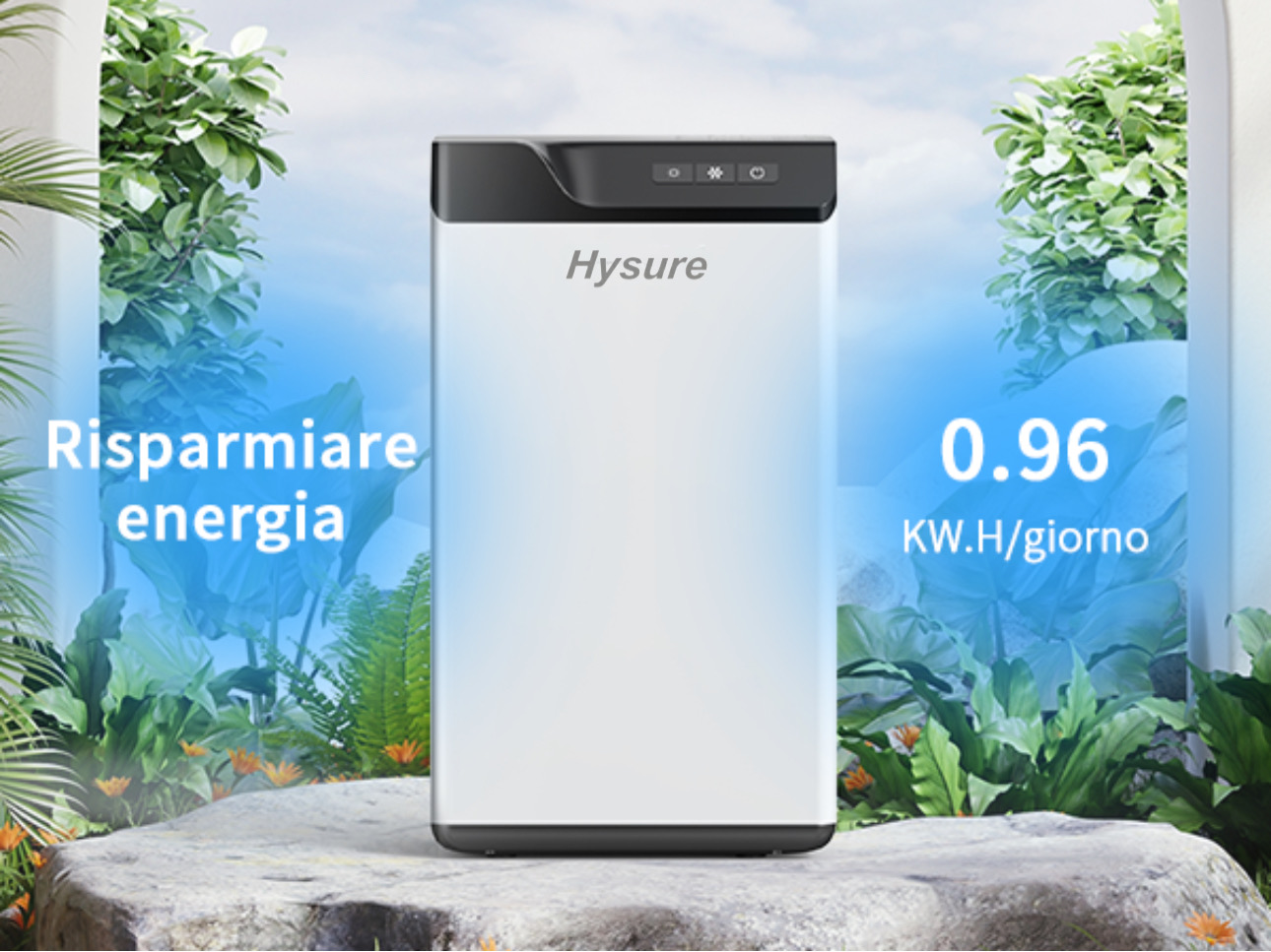 Máy hút ẩm bán dẫn thông minh Hysure - có remote, đèn diệt khuẩn - ảnh 2